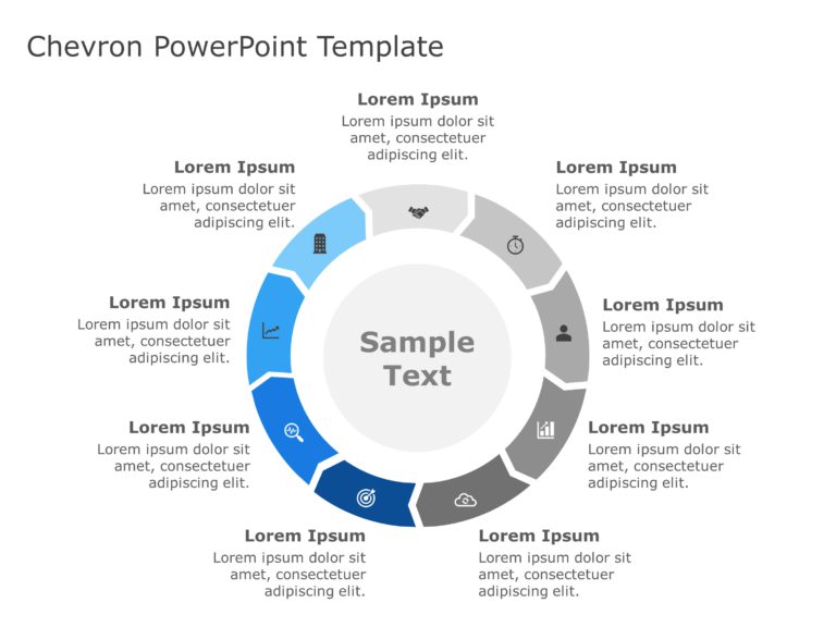 Chevron Template Collection for PowerPoint and Google Slides Theme 34