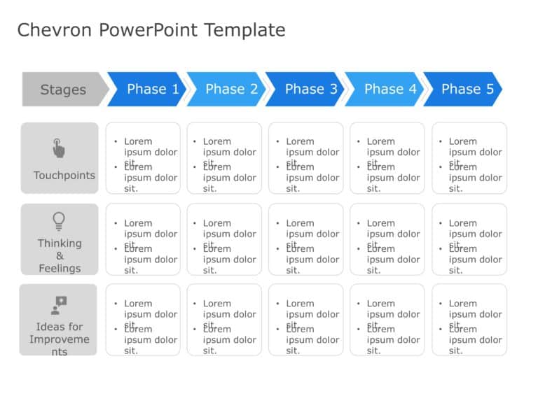 Chevron Template Collection for PowerPoint and Google Slides Theme 35