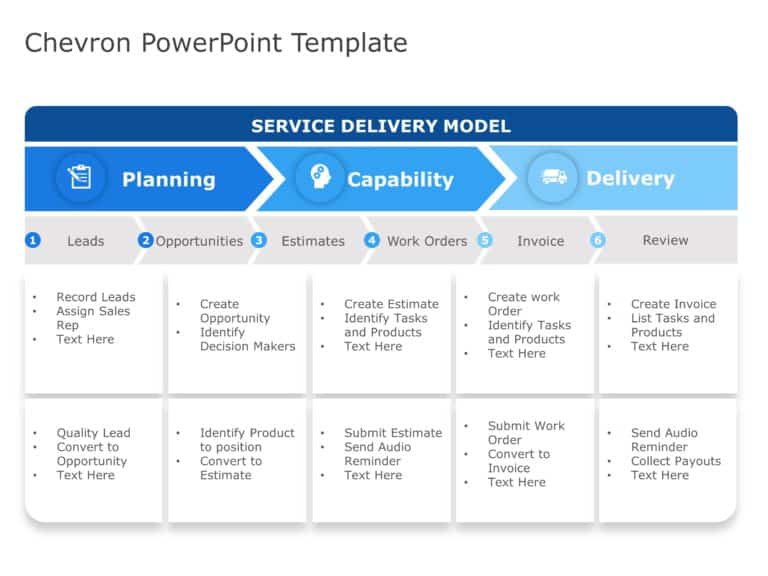 Chevron Template Collection for PowerPoint and Google Slides Theme 38