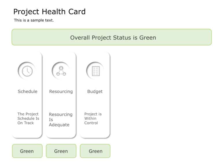 Animated Project Report Card PowerPoint Template & Google Slides Theme 3