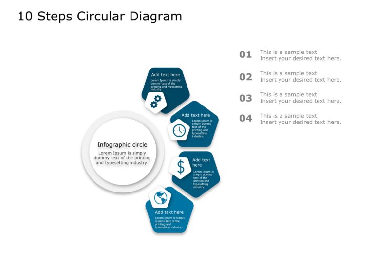 Animated 10 Steps Circle PowerPoint Template & Google Slides Theme 4