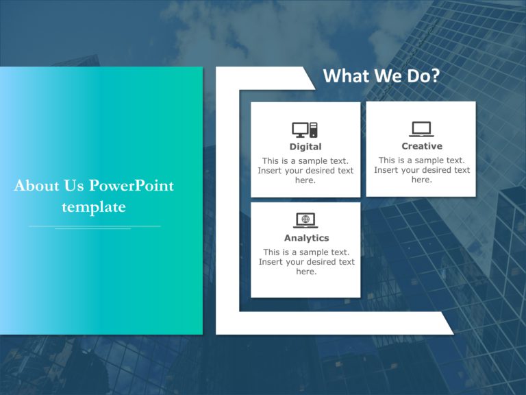 Animated About Us Company PowerPoint Template