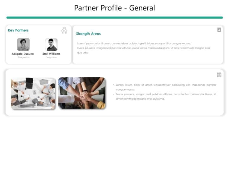 Animated General Partner Profile PowerPoint Template