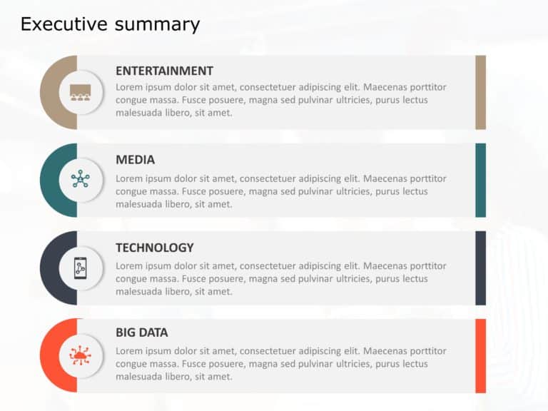 Animated Executive Summary 60 PowerPoint Template & Google Slides Theme 4