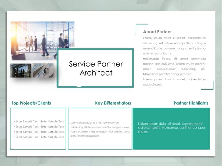 Animated Service Partner Profile PowerPoint Template & Google Slides Theme 4