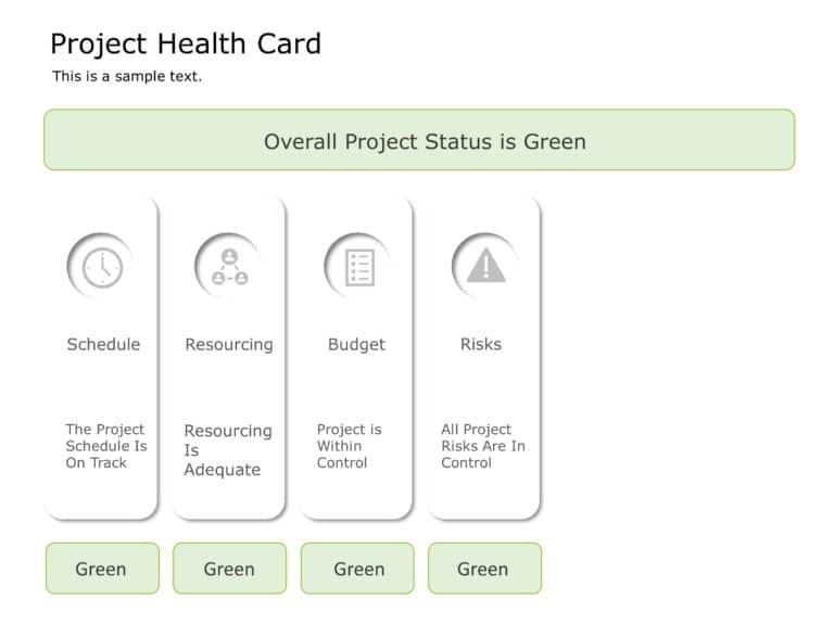 Animated Project Report Card PowerPoint Template & Google Slides Theme 4