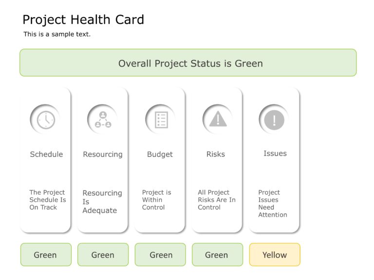 Animated Project Report Card PowerPoint Template & Google Slides Theme 5