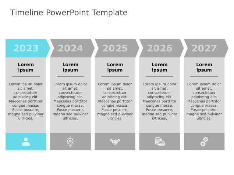 Timeline planning templates for 2023 & Google Slides Theme 9