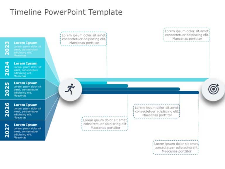 Timeline planning templates for 2023 & Google Slides Theme 14