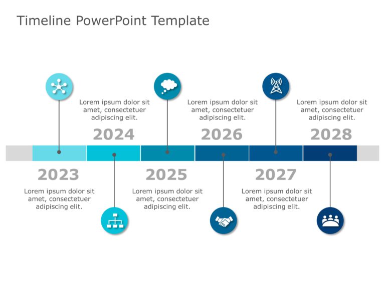 Timeline planning templates for 2023 & Google Slides Theme 15