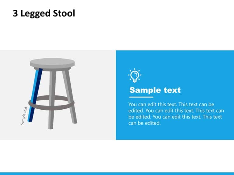 3 Legged Stool PowerPoint Template