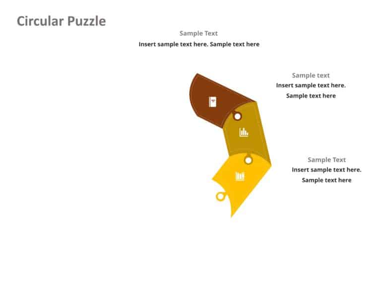 Animated 7 Circular Puzzle PowerPoint Template