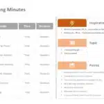 Animated Meeting Minutes PowerPoint Template & Google Slides Theme 3