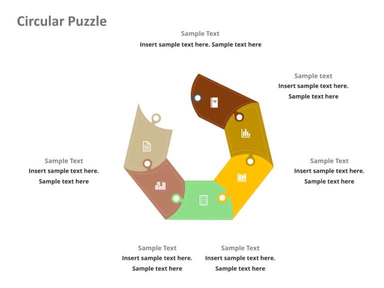 Animated 7 Circular Puzzle PowerPoint Template & Google Slides Theme 6