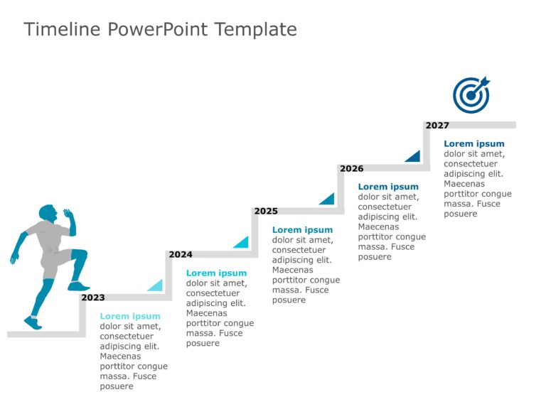 Timeline planning templates for 2023 & Google Slides Theme 8