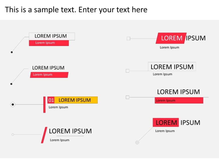 Callout Variations PowerPoint Template