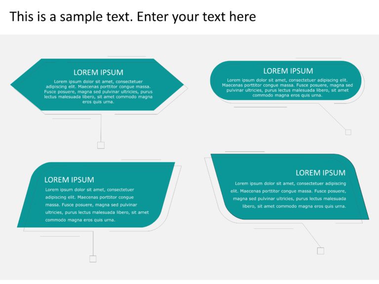 Callout boxes powerpoint template & Google Slides Theme