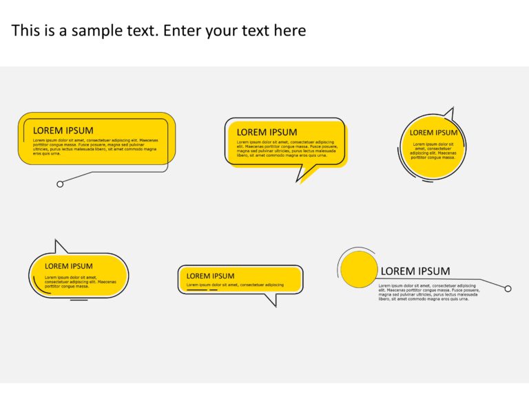 Callouts Shapes PowerPoint Template & Google Slides Theme