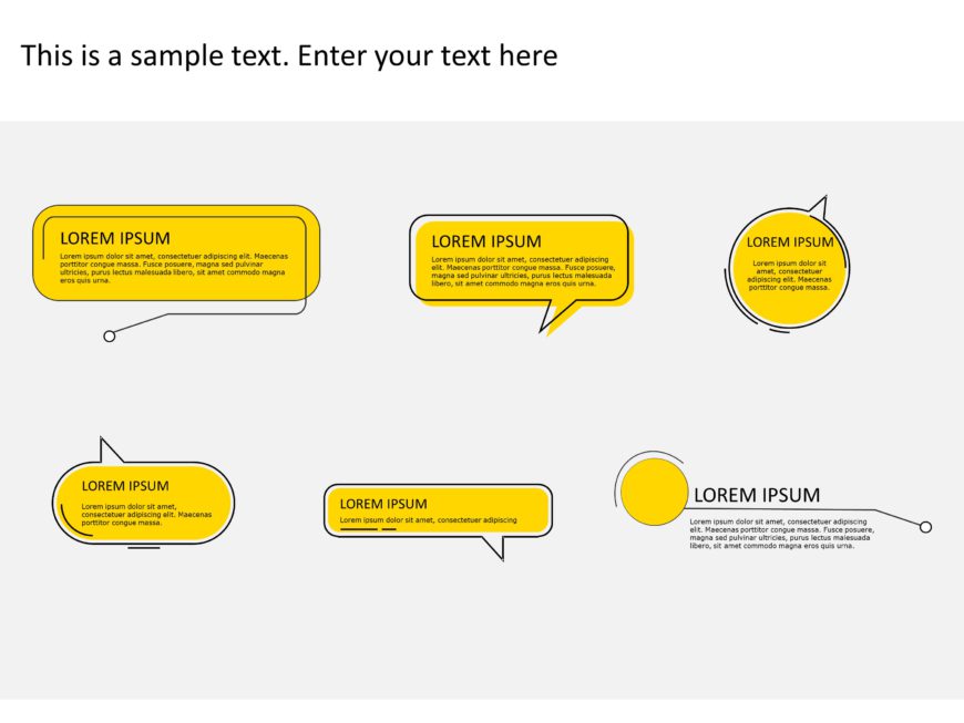 Callouts Shapes PowerPoint Template