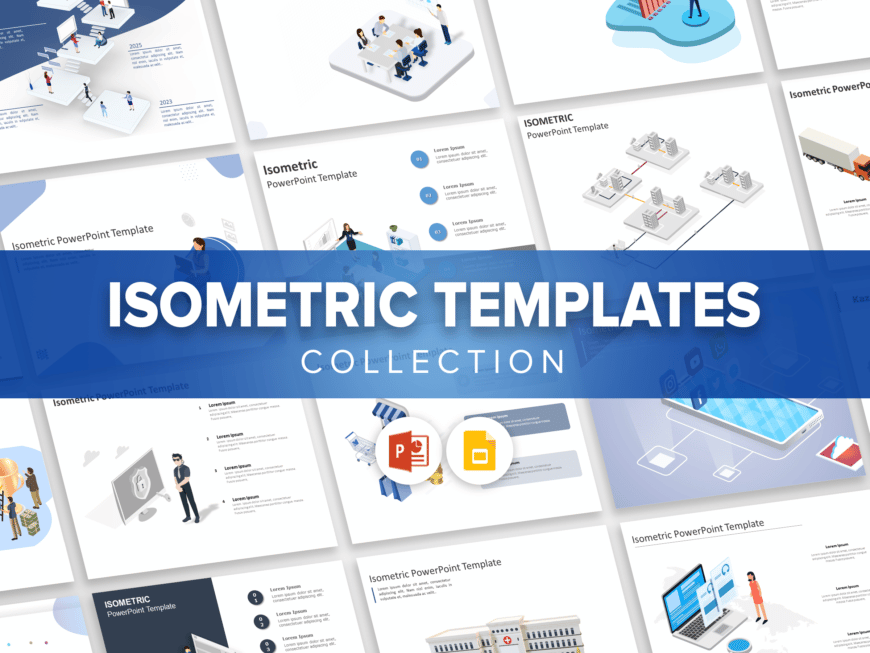 Isometric Templates for PowerPoint and Google Slides