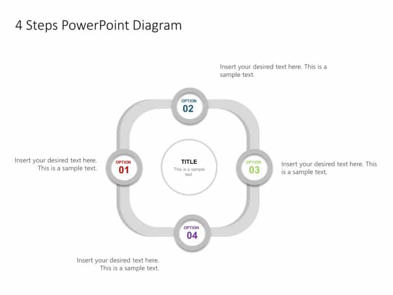 4 Steps Business Diagram PowerPoint Template & Google Slides Theme