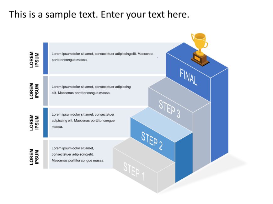 Employee Career Growth 5 PowerPoint Template