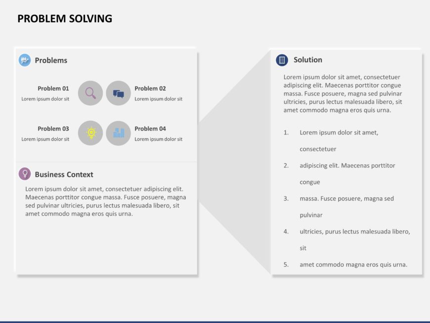 Problem Solving Process PowerPoint Template