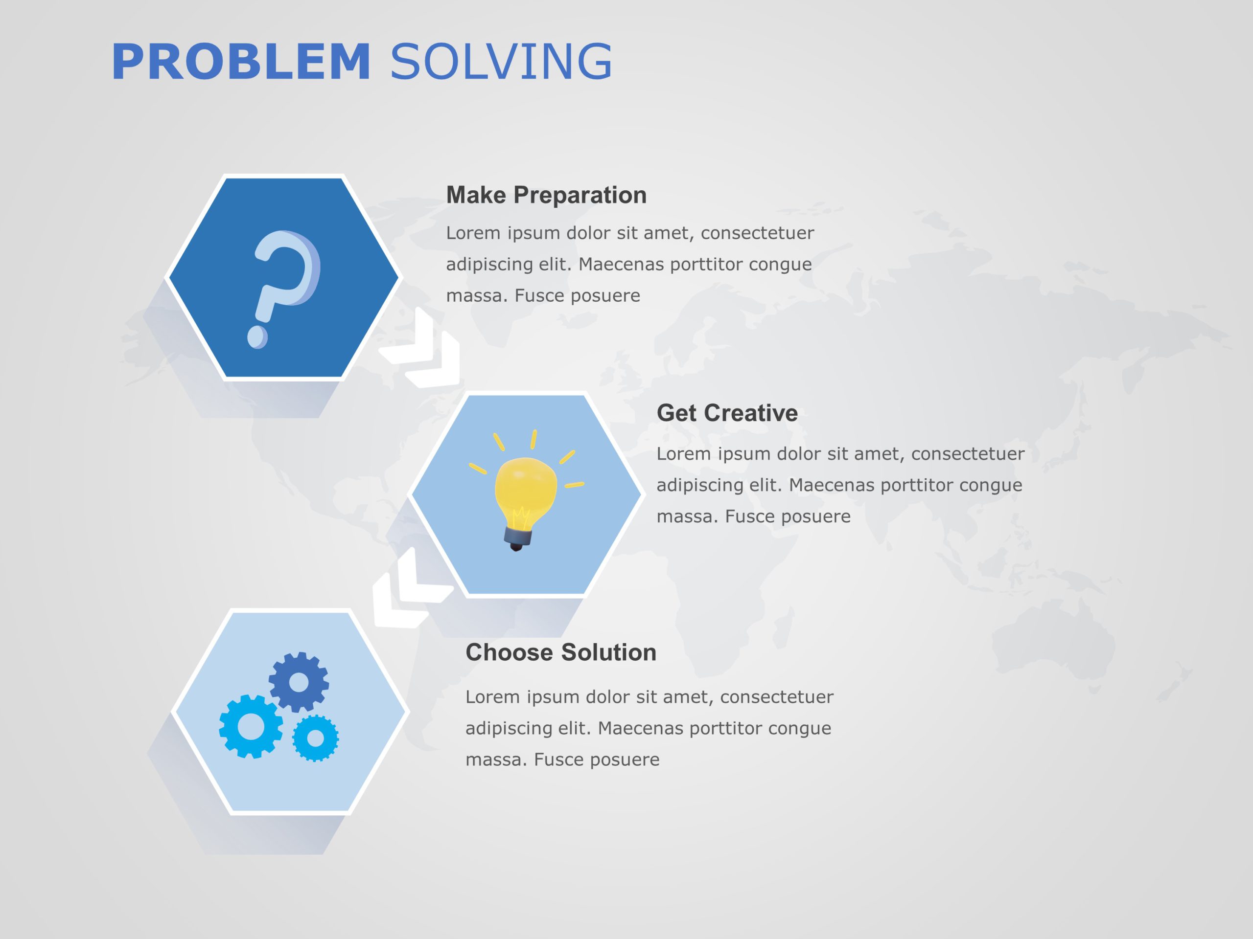 Problem Solving Approach Powerpoint Template