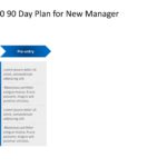 Animated 30 60 90 day plan for New Manager PowerPoint Template