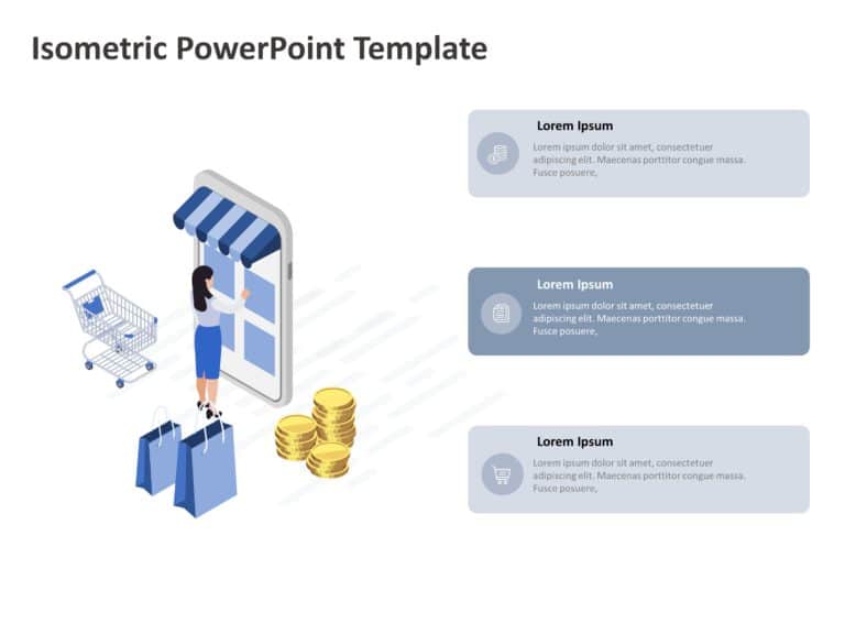 Isometric Templates for PowerPoint and Google Slides Theme 9