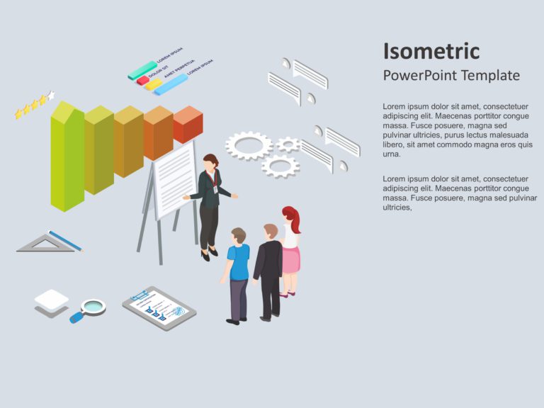 Isometric Templates for PowerPoint and Google Slides Theme 13