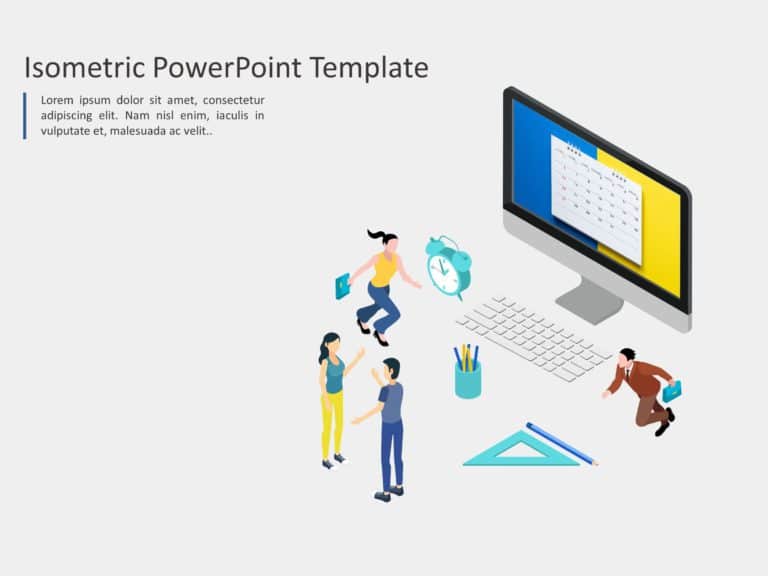 Isometric Templates for PowerPoint and Google Slides Theme 16