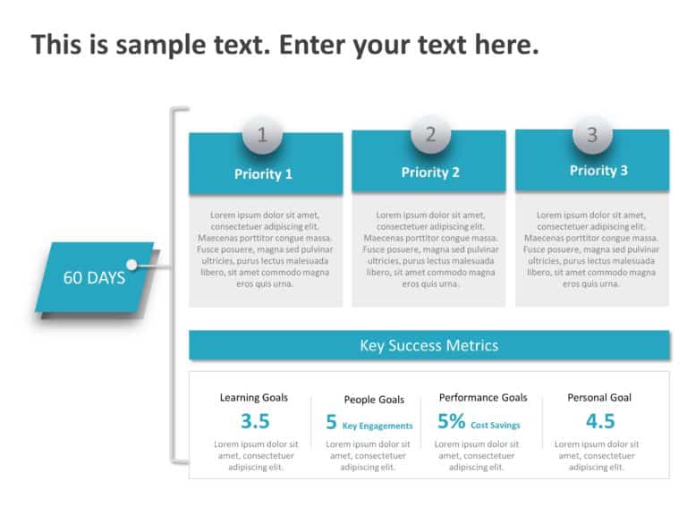 Animated Detailed 30 60 90 day for Managers PowerPoint Template & Google Slides Theme 1