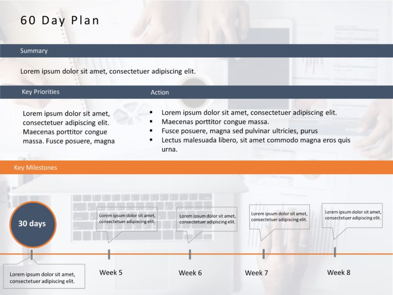 Animated 30 60 90 Day Plan PowerPoint Template 6 & Google Slides Theme 1