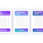 Pricing Table Design PowerPoint Template & Google Slides Theme 3