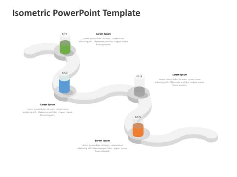 Isometric Templates for PowerPoint and Google Slides Theme 23