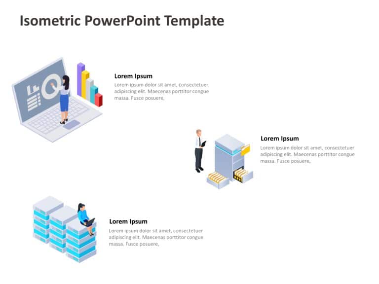 Isometric Templates for PowerPoint and Google Slides Theme 25