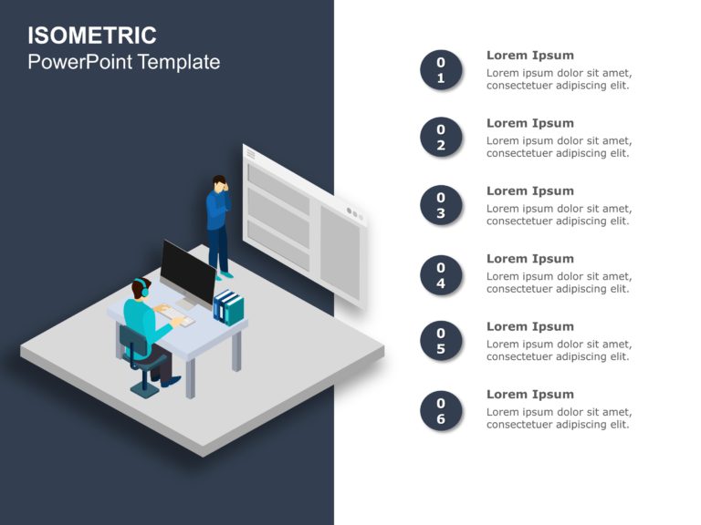 Isometric Templates for PowerPoint and Google Slides Theme 26