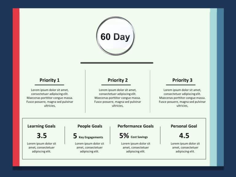 Animated 30 60 90 day for New Job Animated PowerPoint Template & Google Slides Theme 2