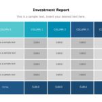 Modern Table PowerPoint Template & Google Slides Theme 2