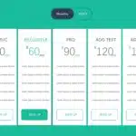 Green Pricing PowerPoint Template & Google Slides Theme 2