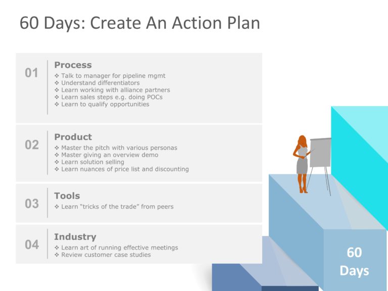 120 Day Action Plan PowerPoint Template & Google Slides Theme 2