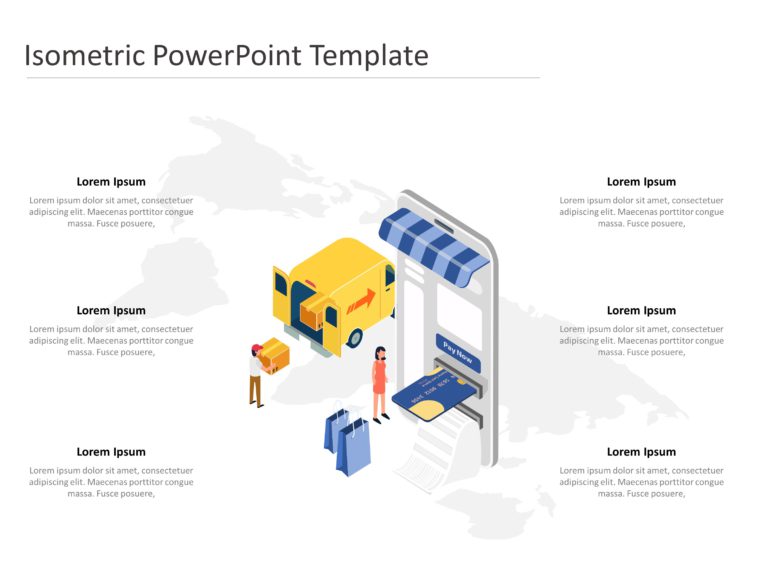 Isometric Templates for PowerPoint and Google Slides Theme 29