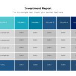 Modern Table PowerPoint Template & Google Slides Theme 3