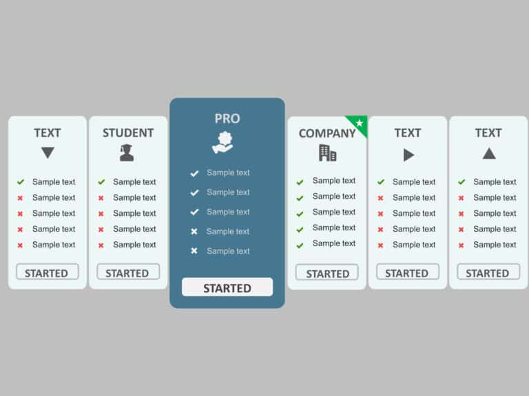 Pricing Plan Infographic PowerPoint Template & Google Slides Theme 3