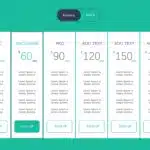 Green Pricing PowerPoint Template & Google Slides Theme 3