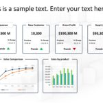 Animated Business Review Dashboard 3 PowerPoint Template & Google Slides Theme 6