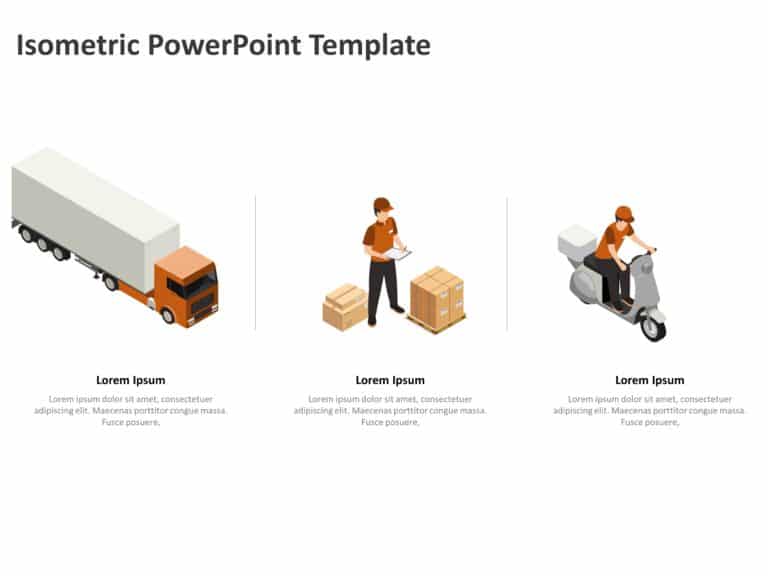 Isometric Templates for PowerPoint and Google Slides Theme 6