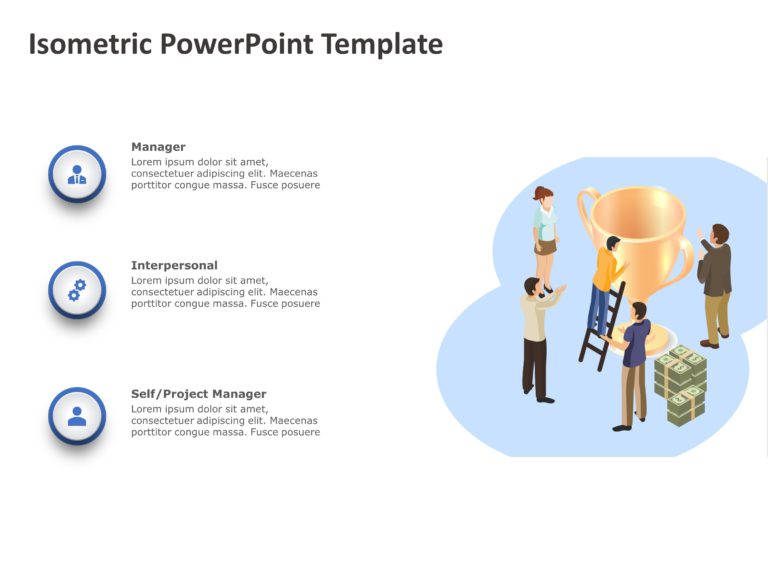 Isometric Templates for PowerPoint and Google Slides Theme 7