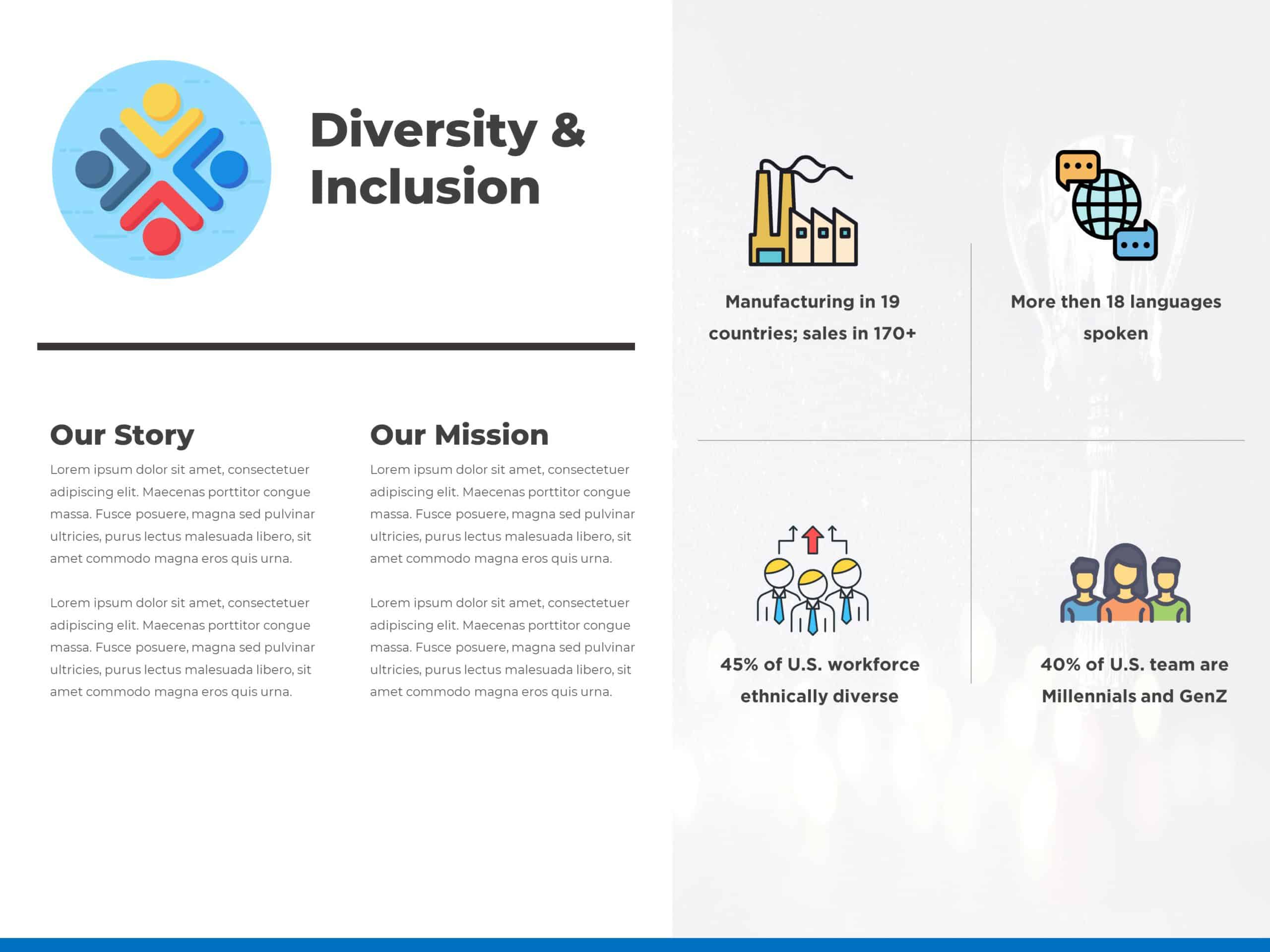 Templates Inclusivity Diversity & Inclusion Presentation Template